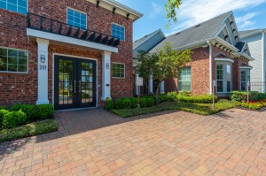 Three Bedroom Apartments for Rent in Conroe, TX - Exterior Leasing Office & Clubhouse      